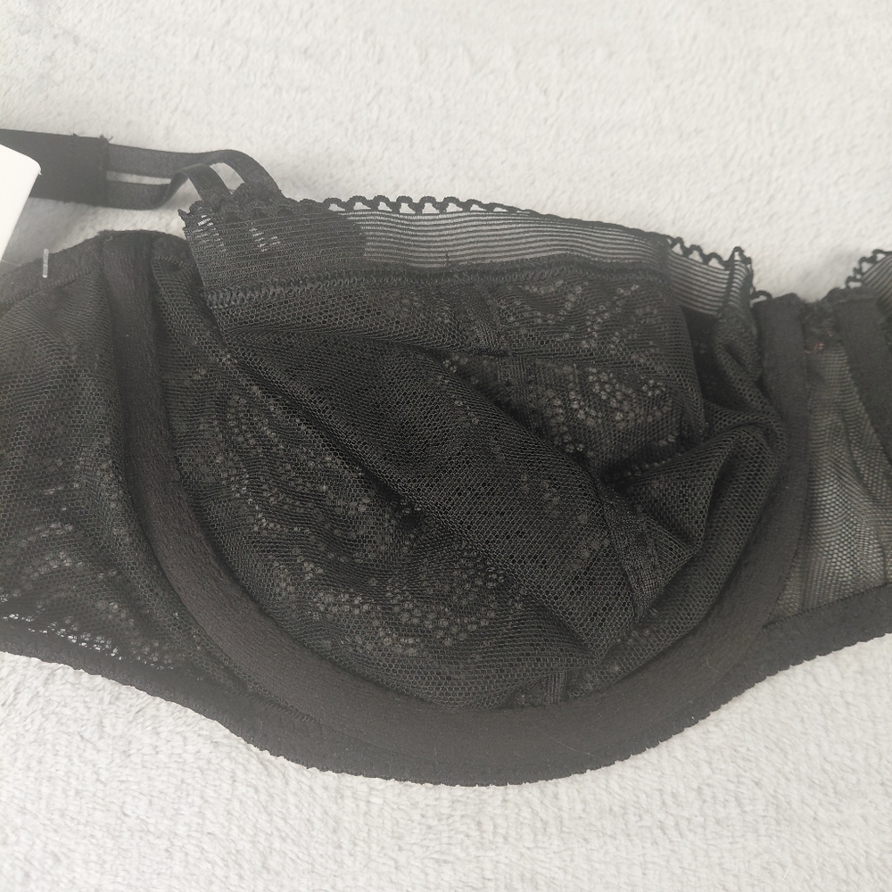 Chantelle C Jolie Demi Bra, 34 DD, Black - Picture 12 of 13